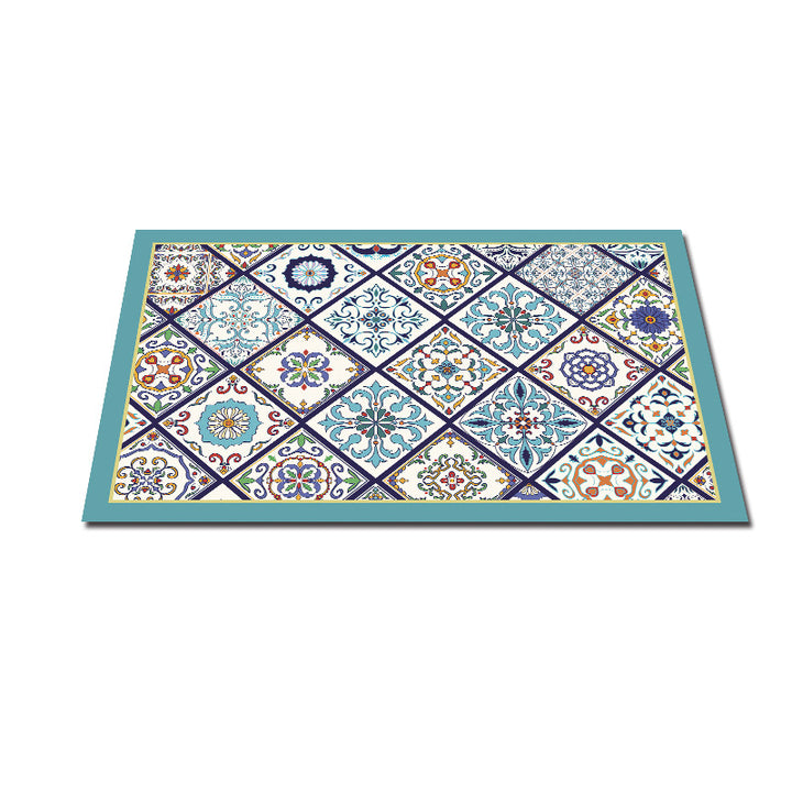 Playful Textured Kitchen Mat Kalsten