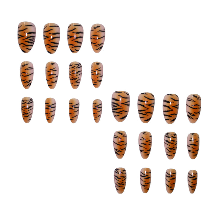 Creative Tiger Print Nail Art Kit