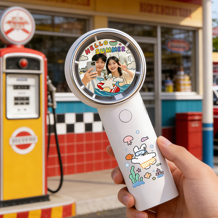 Portable Cartoon-Themed Handheld Fan Kalsten