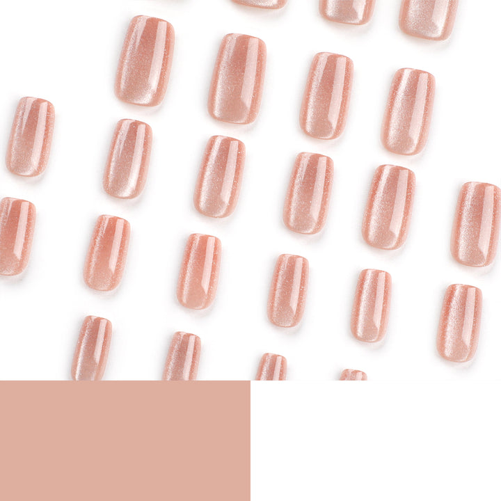 Luxurious gel nails with elegant high-gloss finish Kalsten