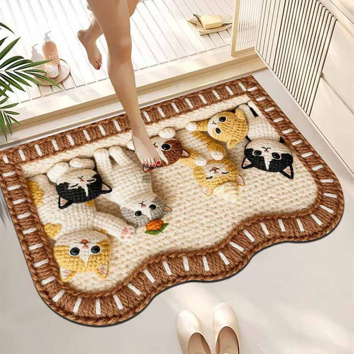 Plush Pet-Themed Area Rug