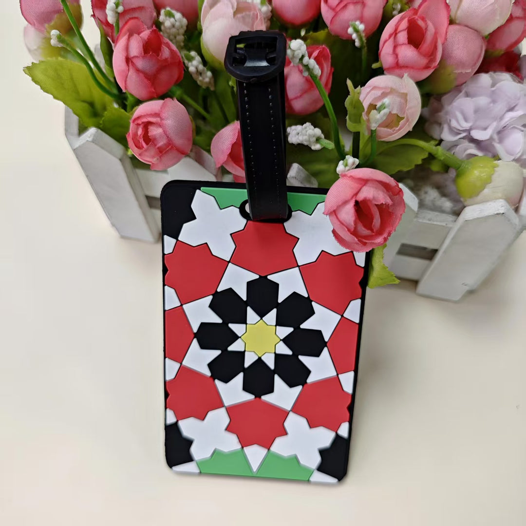 Unisex Luggage Tag in Creative Geometric Design Kalsten