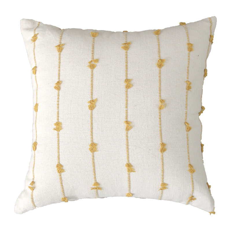 Textured Cotton Accent Pillow