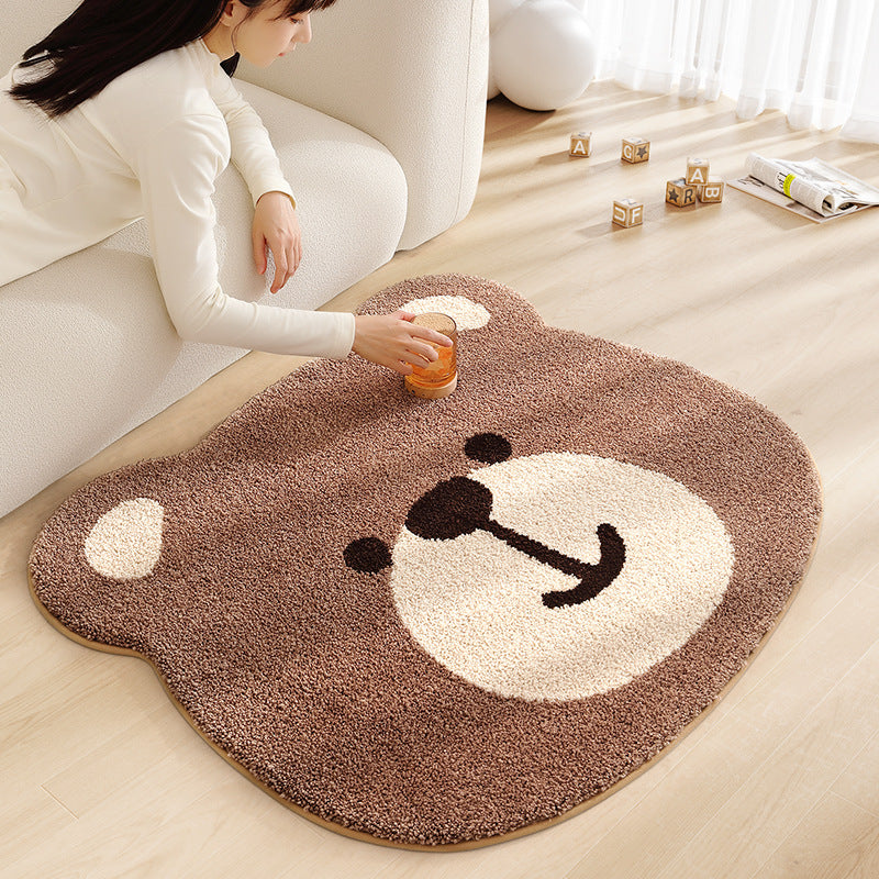 Tiger-Head Shaped Area Rug Kalsten