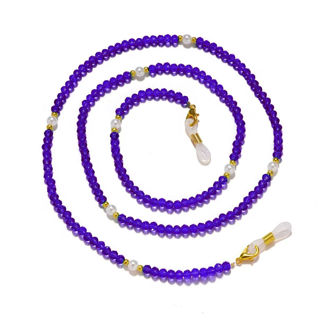 Elegant Crystal Beaded Eyewear Chain Kalsten