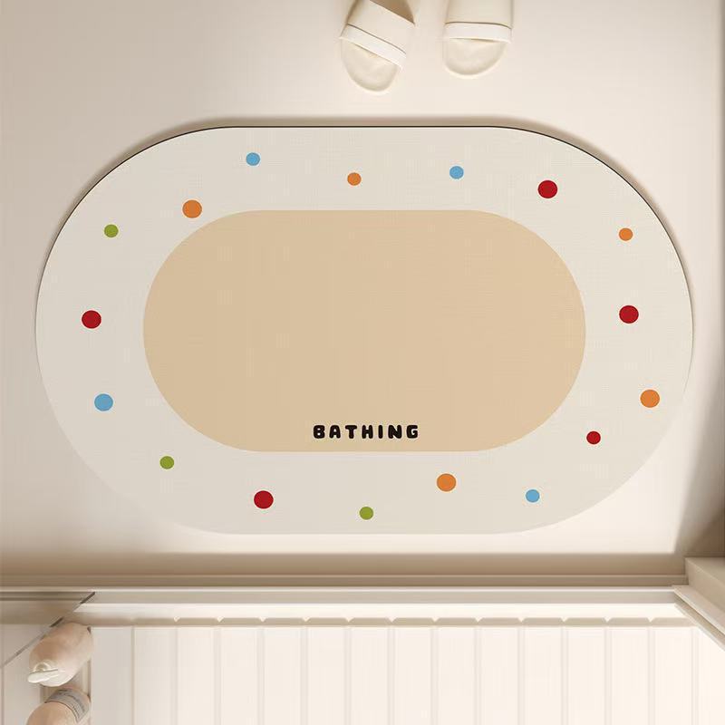 Soft and Textured Bath Mat Kalsten