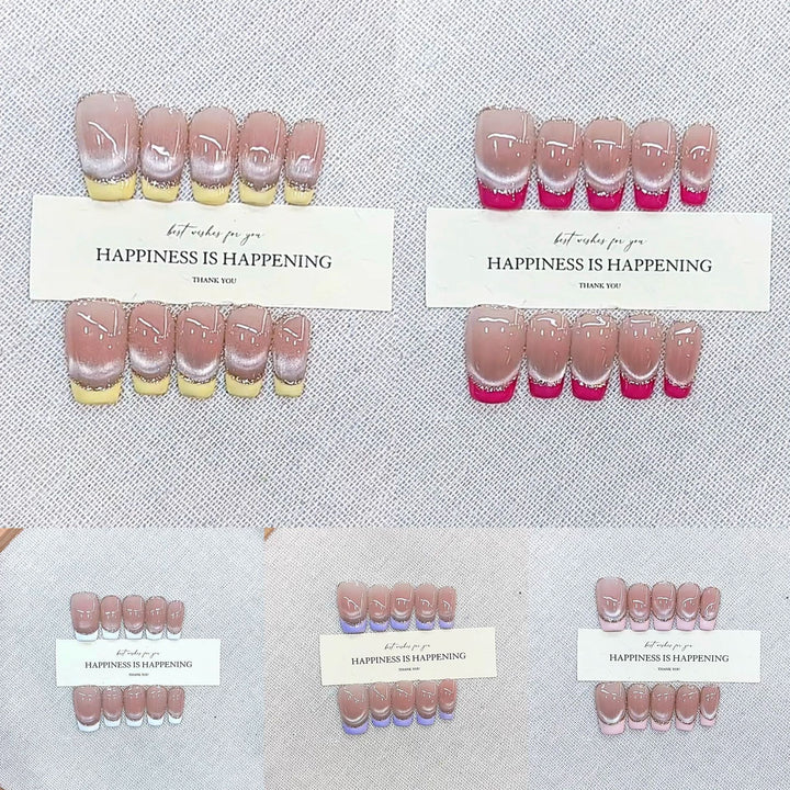 Glamorous Ombre Effect Press-On Nail Set Kalsten