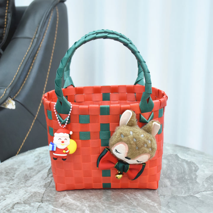 Playful and Colorful Basket Bag Kalsten