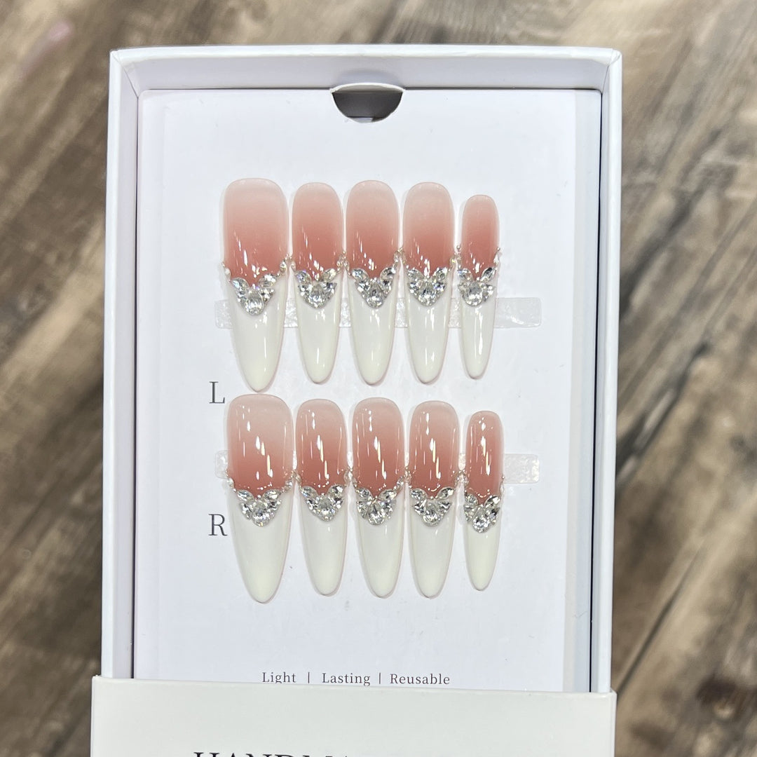 Elegant Stiletto Press-On Nail Art Set Kalsten