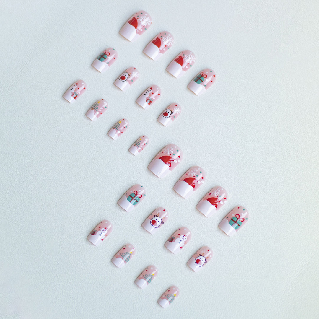 Festive Holiday Nail Art Kit
