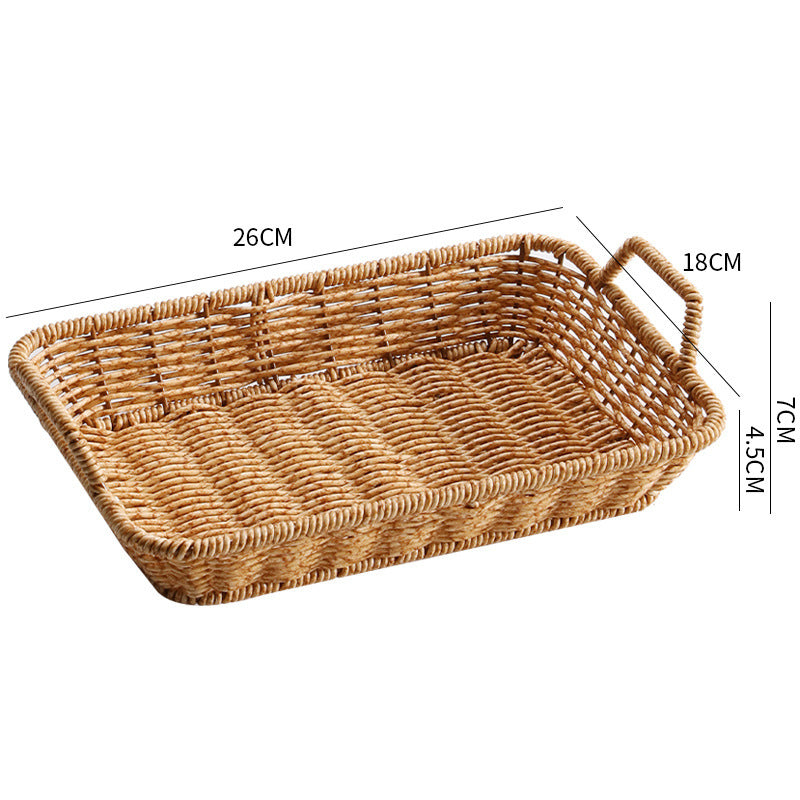 Rectangular Woven Storage Basket Kalsten