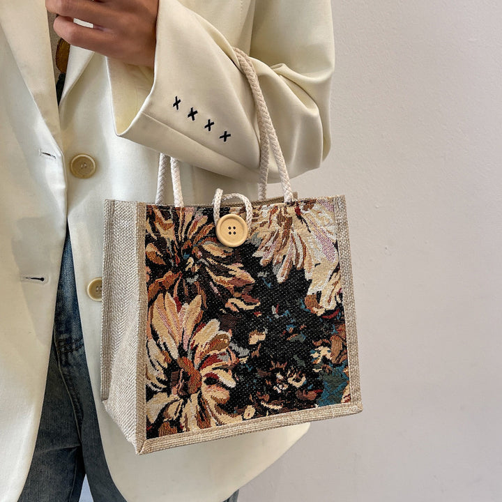 Decorative Floral Handbag