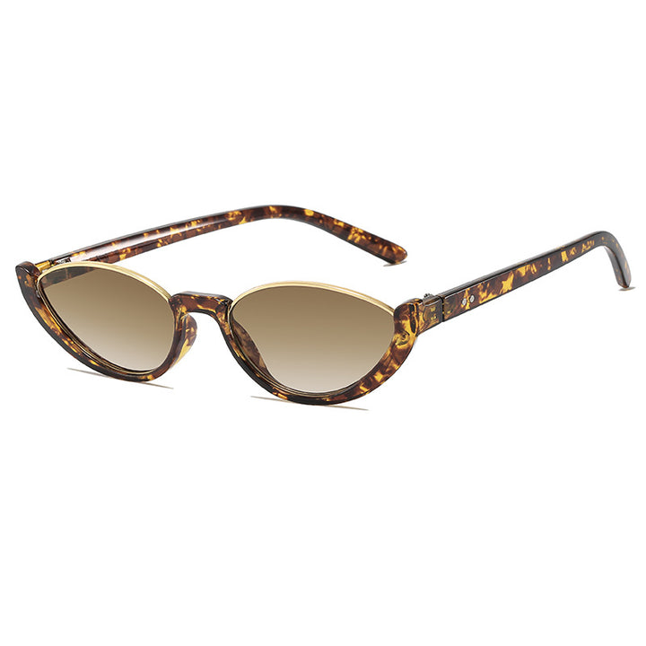 Retro-Inspired Clear Frame Cat Eye Sunglasses Kalsten
