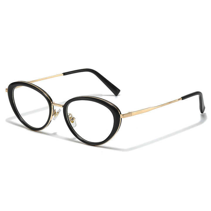 Retro-Inspired Cat-Eye Sunglasses with Tortoise Shell Accents Kalsten