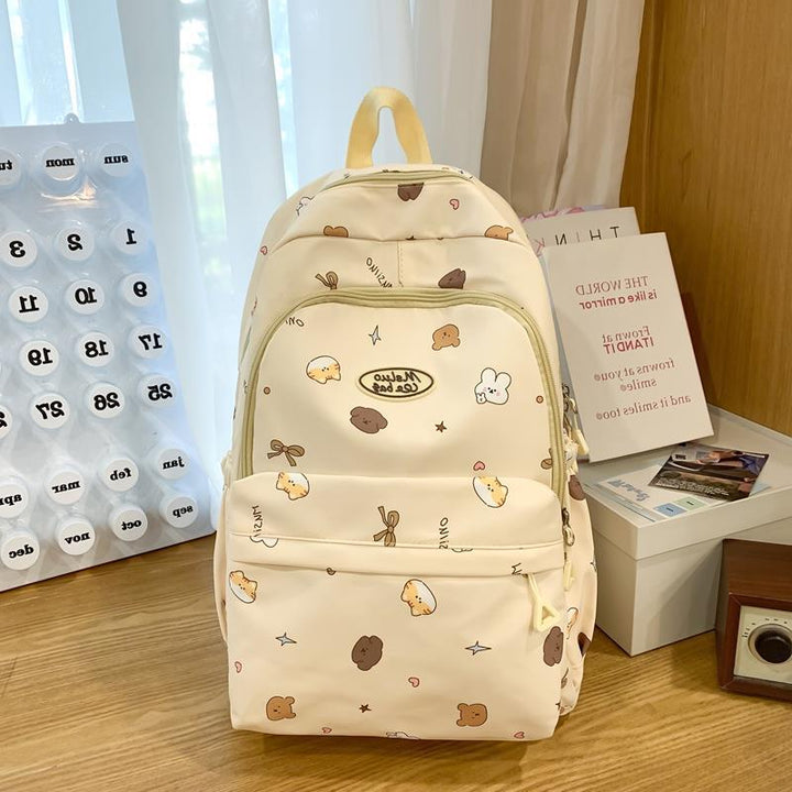 Playful Character-Themed School Backpack