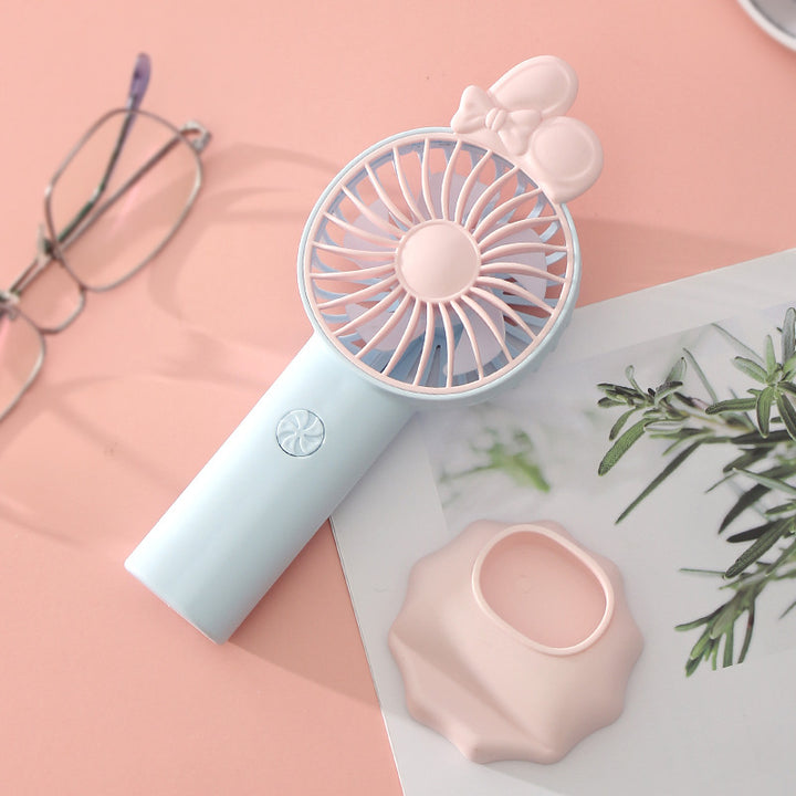 Ladies Portable Hand Fan with Playful Design Kalsten