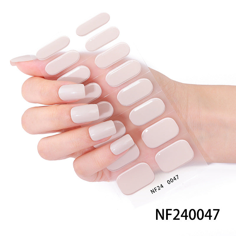 Glossy Finish Gel Nail Wraps
