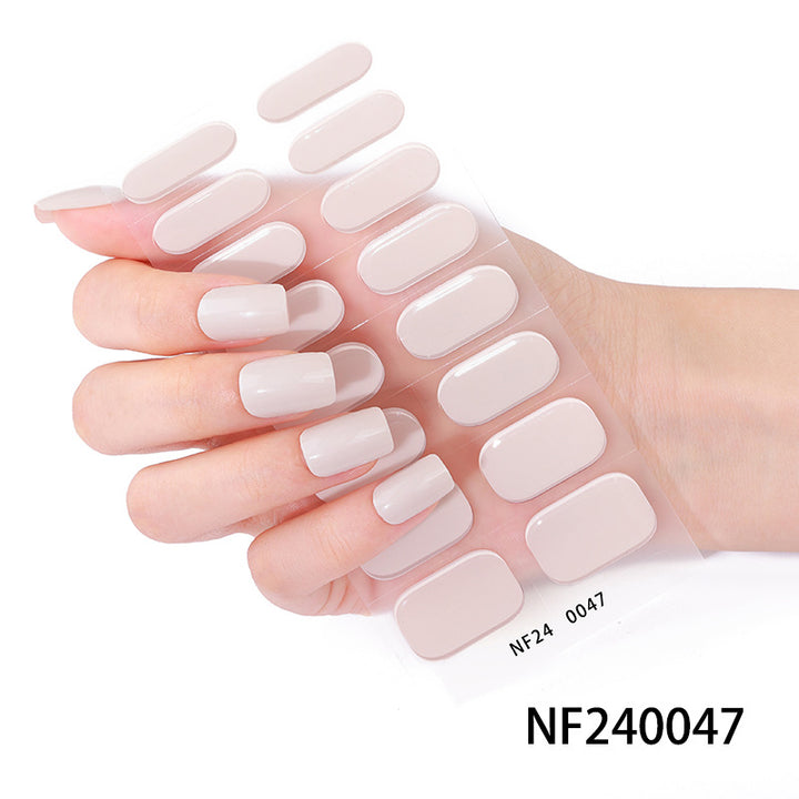 Glossy Finish Gel Nail Wraps