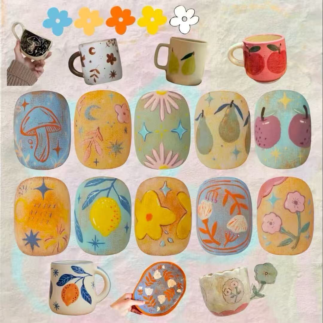 Decorative Mug and Nail Art Set Kalsten