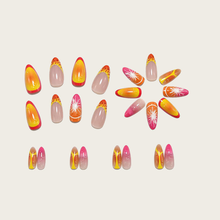 Artificial nails with fruity design Kalsten