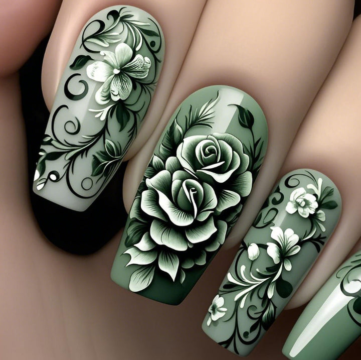 Floral Nail Art Design Kalsten 1789915300