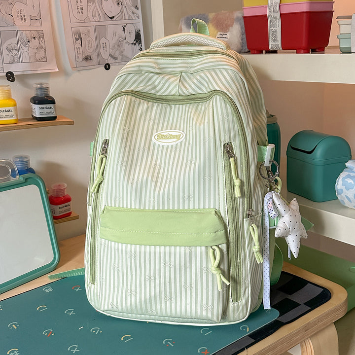 Stylish Striped Backpack Kalsten