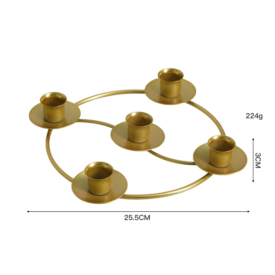 Geometric Multi-Candle Holder