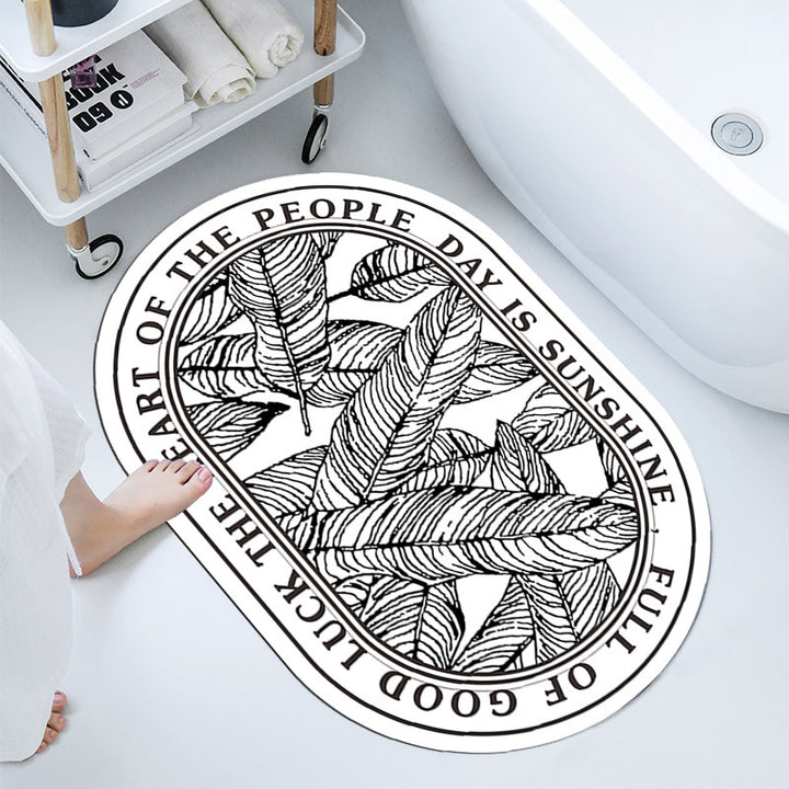 Elegant Decorative Bathroom Mat