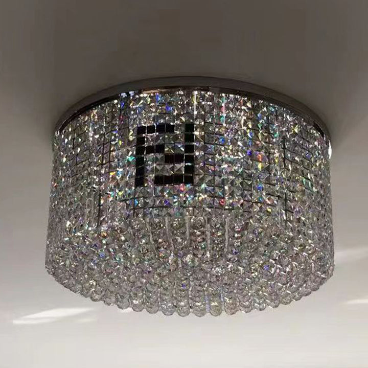Crystal Cascading Ceiling Light