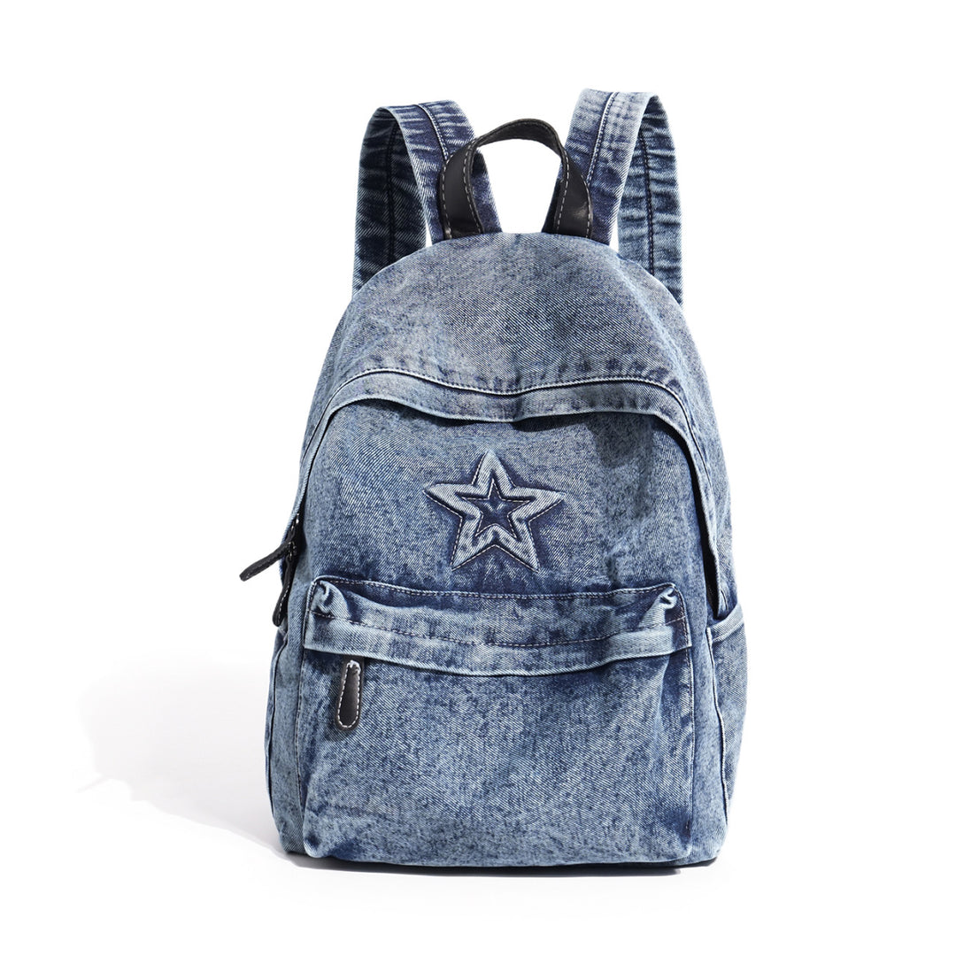 Star-Embellished Casual Backpack Kalsten