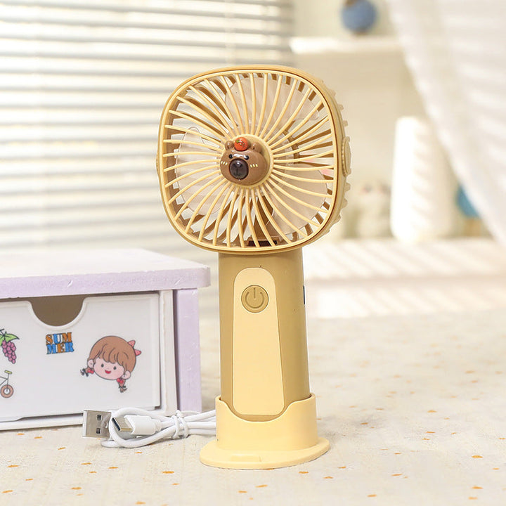 Women's Portable USB Hand Fan in Cute Animal Design Kalsten