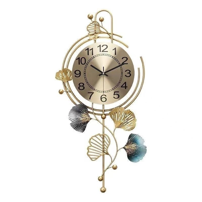 Decorative Wall Clock with Nature-Inspired Design Kalsten