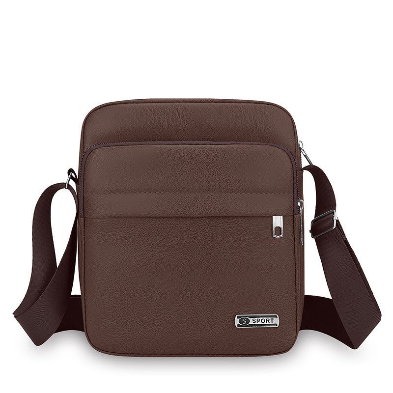 Multifunctional Casual Leather Messenger Bag Kalsten