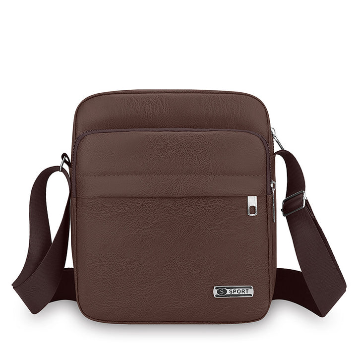 Multifunctional Casual Leather Messenger Bag Kalsten