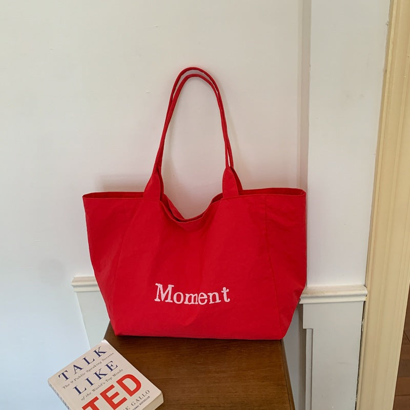 Spacious Canvas Tote Bag