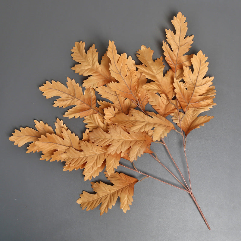 Decorative Faux Leaf Stem for Home Display