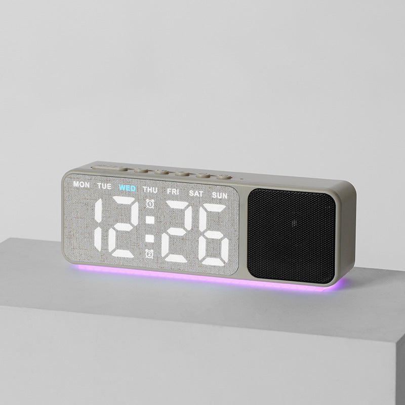 Digital LED alarm clock with multicolor lighting Kalsten