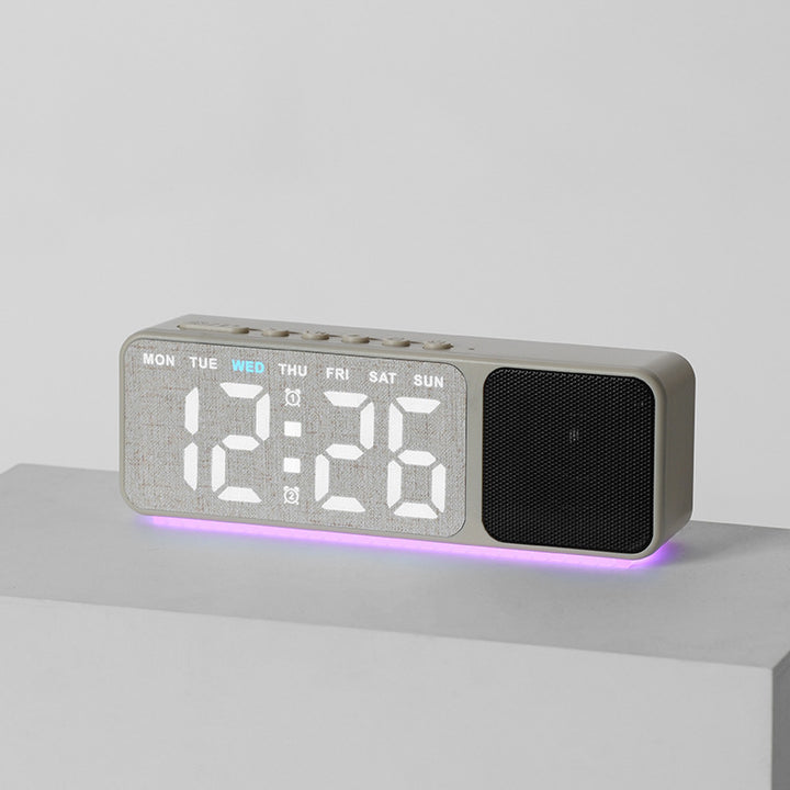 Digital LED alarm clock with multicolor lighting Kalsten
