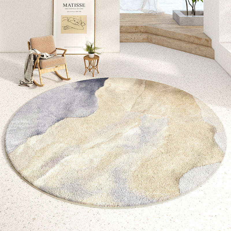 Plush Round Area Rug
