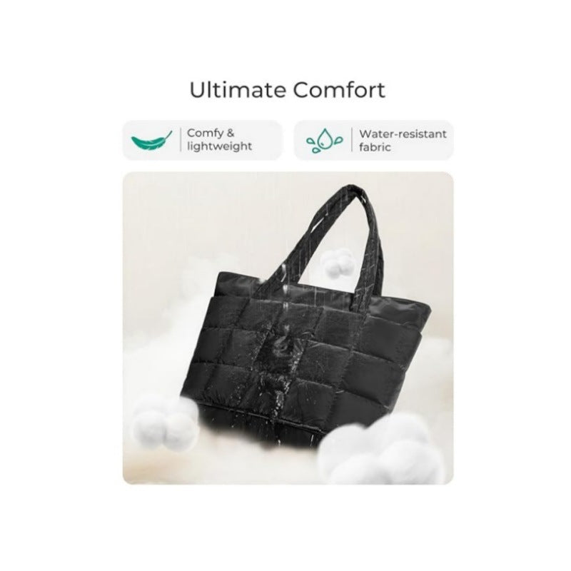Practical Tote Bag with Quilted Design Kalsten