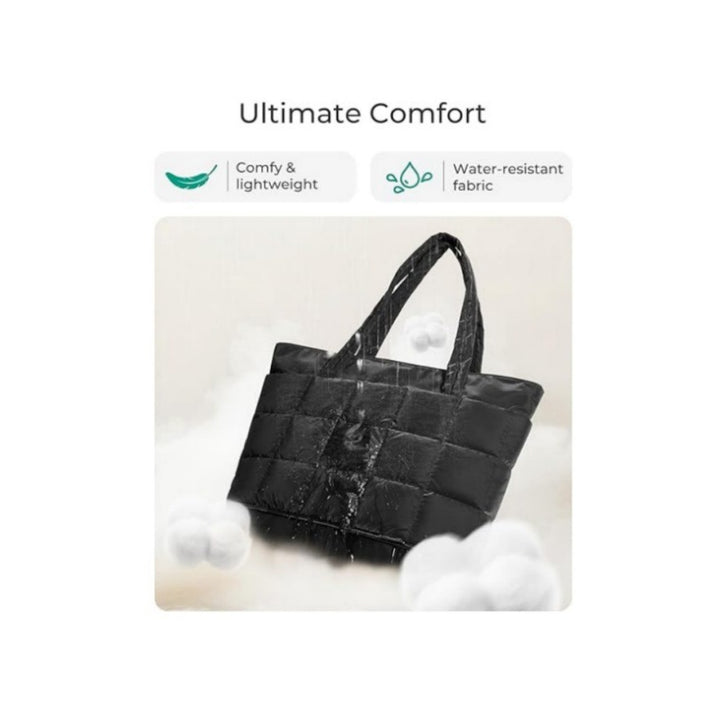 Practical Tote Bag with Quilted Design Kalsten