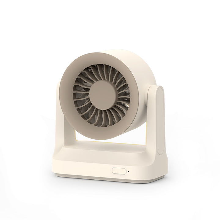 Unisex nan compact rechargeable table fan with pivoting turbine air guidance Kalsten