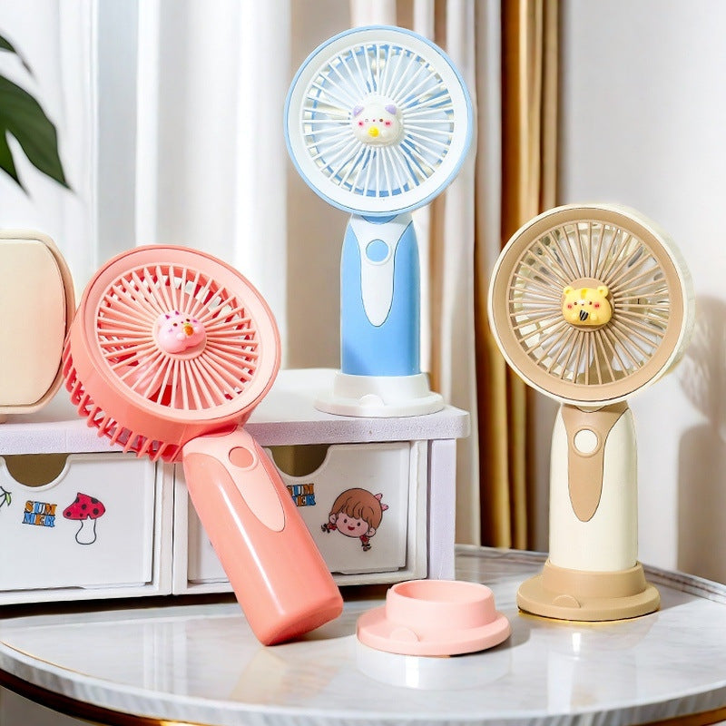 Women's Portable Handheld Fan with Animal Design Kalsten