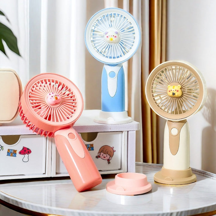 Women's Portable Handheld Fan with Animal Design Kalsten