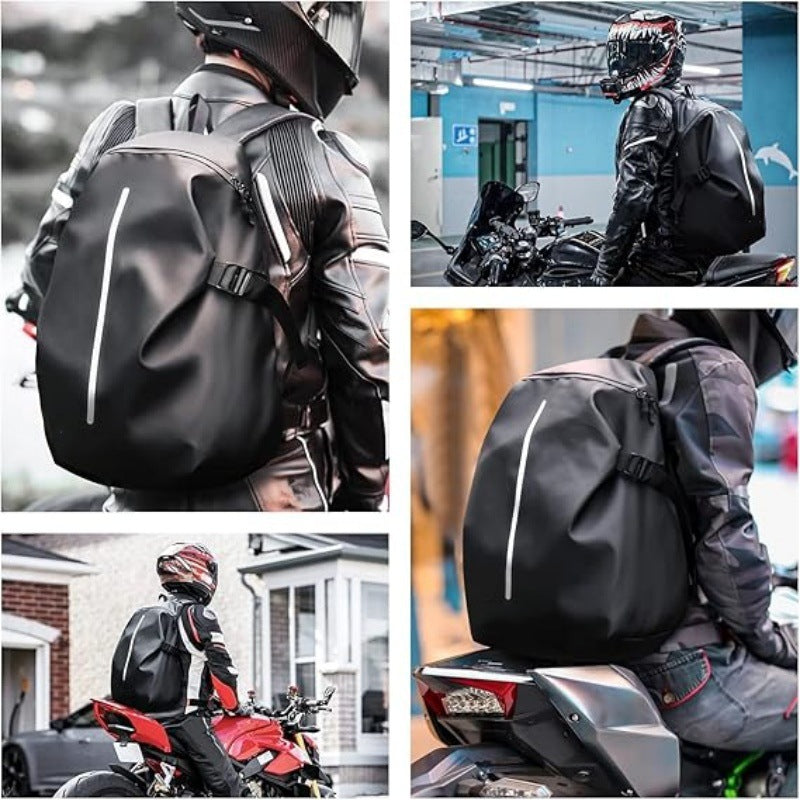 Sporty backpack with reflective design elements Kalsten
