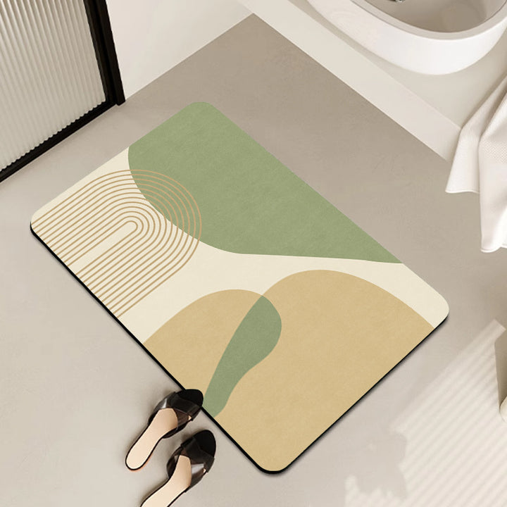 Stylish Modern Bathroom Mat Kalsten