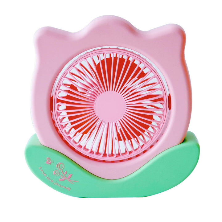 Unisex Portable Mini Table Fan in Flower Pattern Kalsten