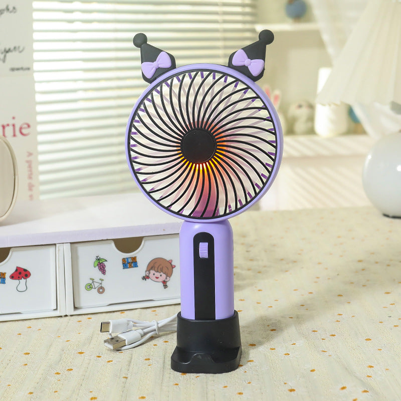 Women Portable USB Hand Fan with Cute Design Kalsten