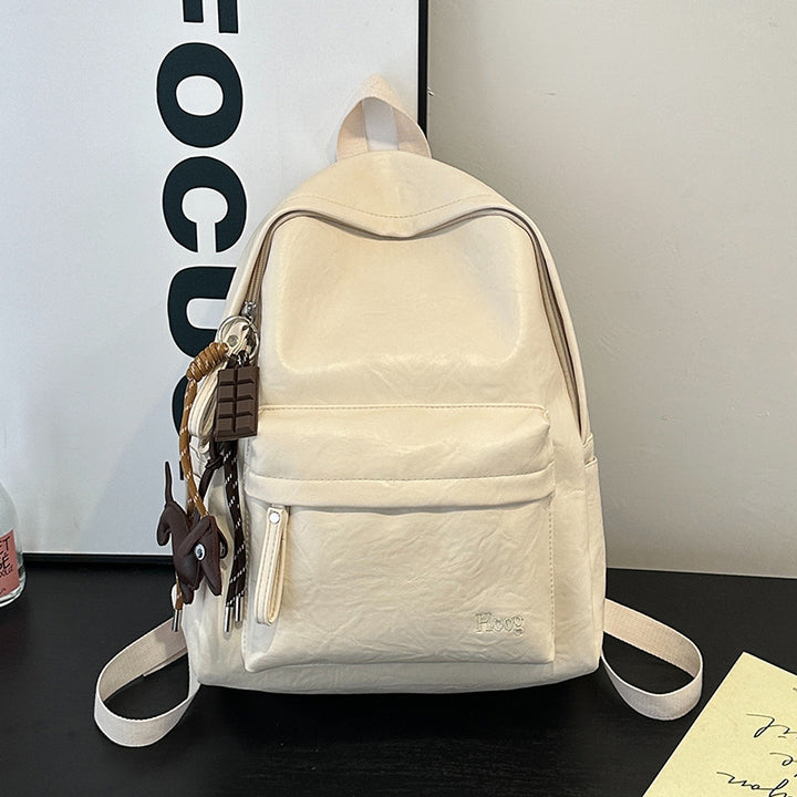 Elegant Casual Leather Backpack