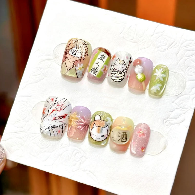 Elegant French Tip Press-On Nail Set Kalsten